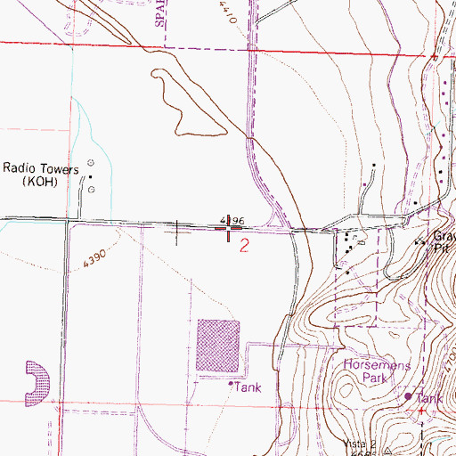 Topographic Map of Childrens World Learning Center, NV