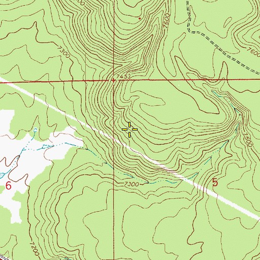 Topographic Map of Hidden Tank, AZ