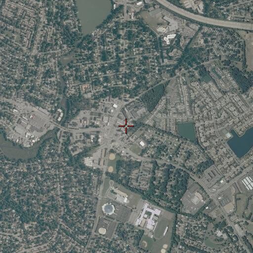 Aerial/Satellite Image of Virginia Beach Volunteer Emergency Medical Services Station 9 Kempsville, VA