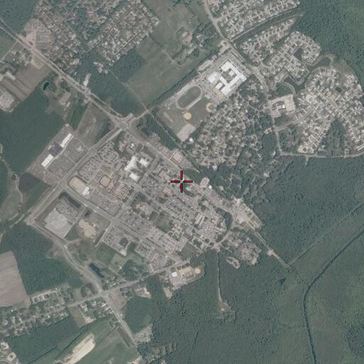 Aerial/Satellite Image of Virginia Beach Fire Department Station 5 Princess Anne, VA