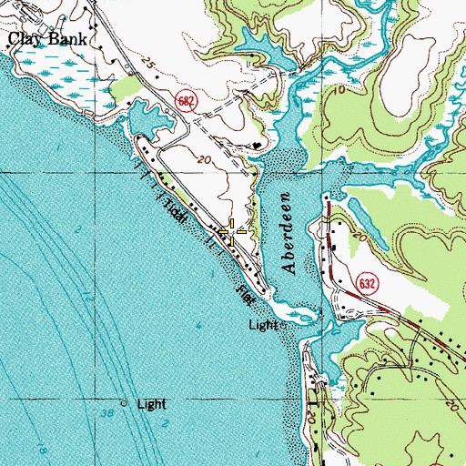 Topographic Map of Hermitage, VA