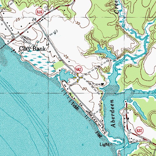 Topographic Map of York View, VA