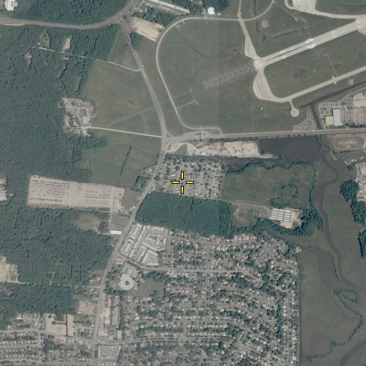 Aerial/Satellite Image of Gardners Mobile Home Park, VA