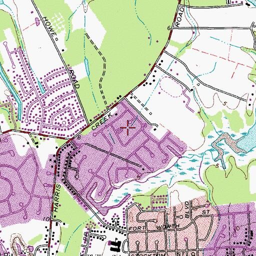 Topographic Map of Holiday Park, VA