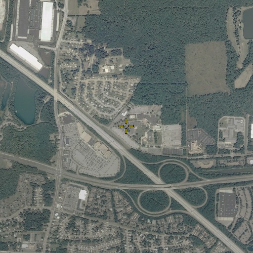 Aerial/Satellite Image of Harrison Hall, VA
