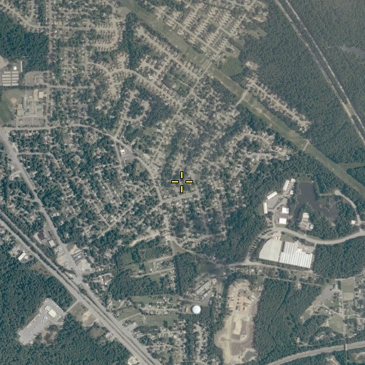 Aerial/Satellite Image of Church of the Nazarene, VA