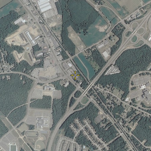 Aerial/Satellite Image of Lightfoot Post Office, VA