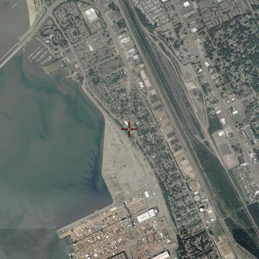 Aerial/Satellite Image of Trinity Lutheran Church, VA