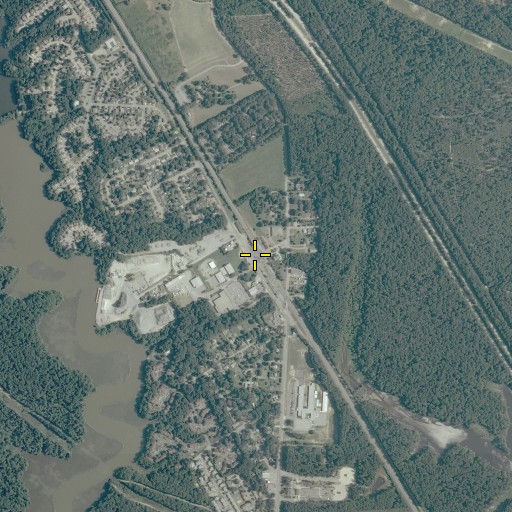 Aerial/Satellite Image of Lee Hall Station, VA