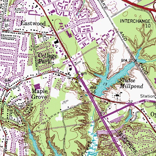 Topographic Map of Providence Church, VA