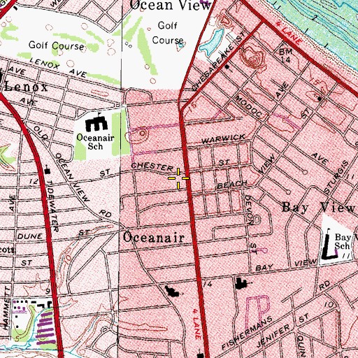 Topographic Map of Kingdom Hall of Jehovahs Witnesses, VA