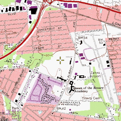 Topographic Map of Nike Site NY-24L (historical), NY