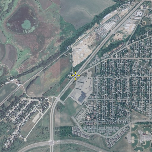 Aerial/Satellite Image of Meadow Spring Community Church, MN