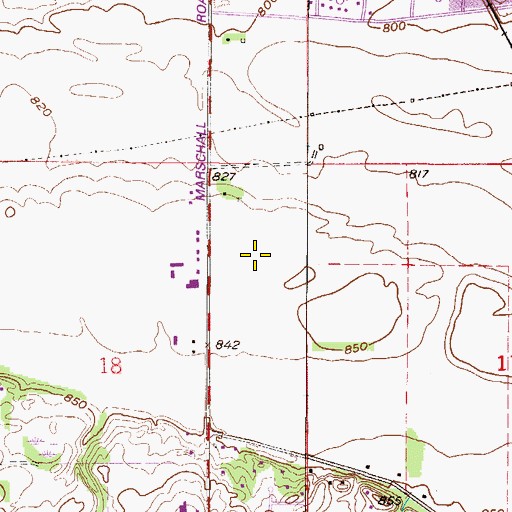 Topographic Map of Saint Gertrude's Health Center, MN