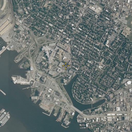 Aerial/Satellite Image of Central Baptist Church, VA