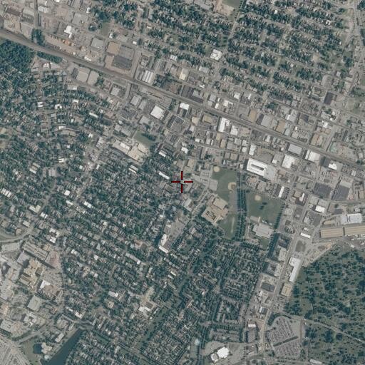 Aerial/Satellite Image of First Christian Church, VA