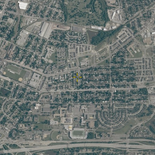 Aerial/Satellite Image of Solid Rock Church of Christ, VA