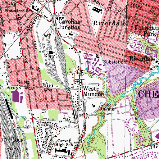 Topographic Map of Providence United Church of Christ, VA