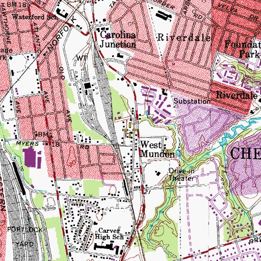 Topographic Map of Providence United Church of Christ, VA