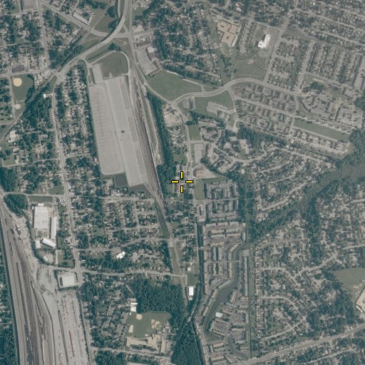Aerial/Satellite Image of Providence United Church of Christ, VA