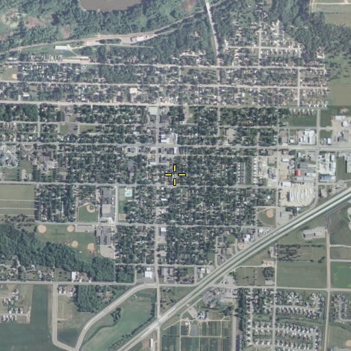 Aerial/Satellite Image of Saint Johns Lutheran Church, MN