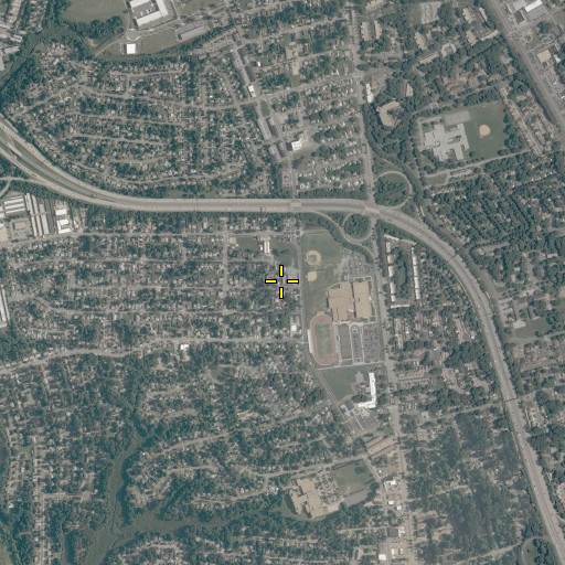 Aerial/Satellite Image of Olive Grove Baptist Church, VA