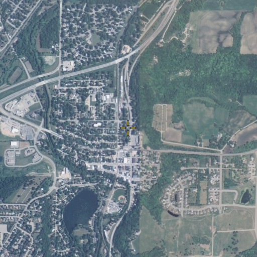 Aerial/Satellite Image of Zion United Methodist Church, MN