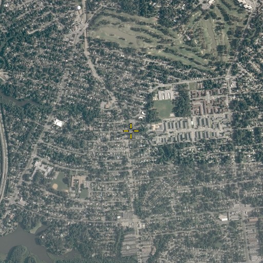 Aerial/Satellite Image of Saint John Lutheran Church, VA