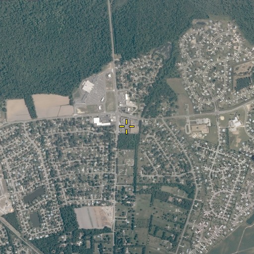 Aerial/Satellite Image of Centerville Crossing Shopping Center, VA