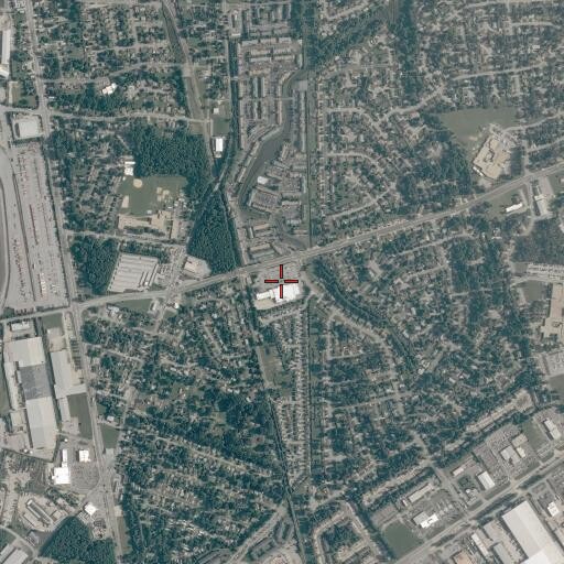 Aerial/Satellite Image of Holly Point Shopping Center, VA