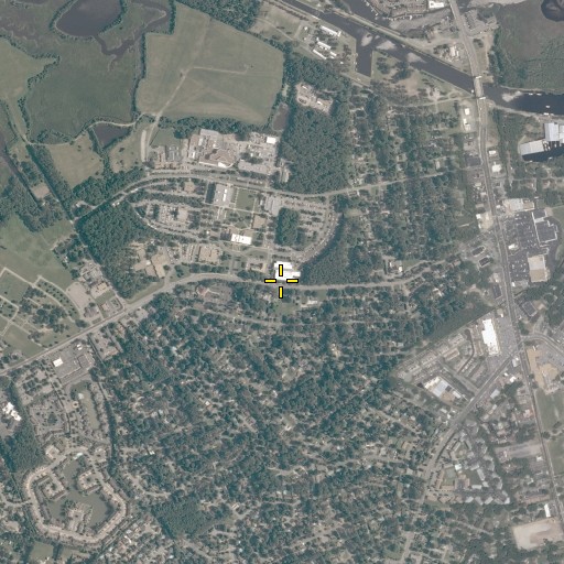 Aerial/Satellite Image of Chesapeake Public Library, VA