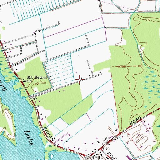 Topographic Map of Glenwood, VA