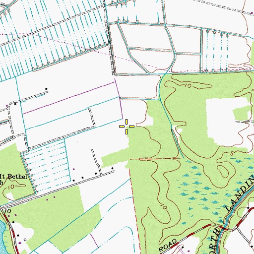Topographic Map of Glenwood Elementary School, VA
