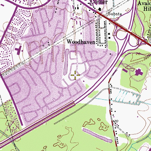 Topographic Map of Level Green, VA