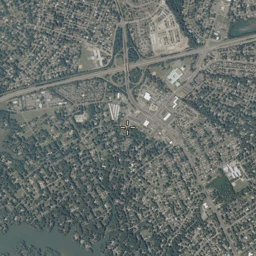 Aerial/Satellite Image of New Creation Assembly of God Church, VA