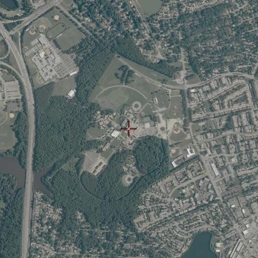 Aerial/Satellite Image of Cunningham Gymnasium, VA