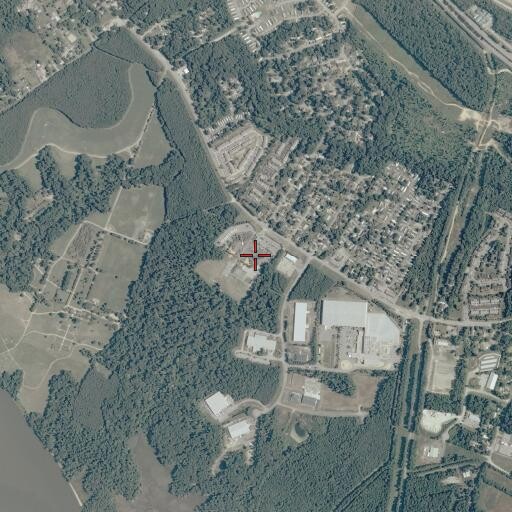 Aerial/Satellite Image of James River Elementary School, VA