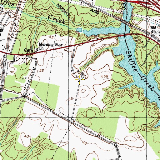 Topographic Map of Green Mount Industrial Park, VA