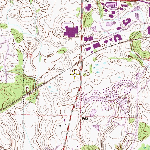 Topographic Map of Kingdom Hall of Jehovah's Witnesses, MN