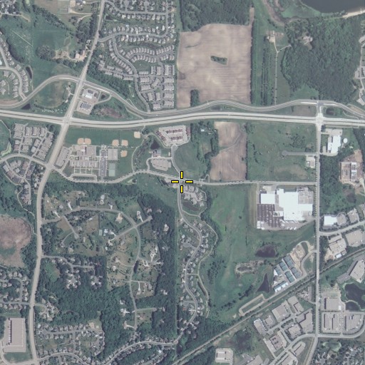 Aerial/Satellite Image of Family of Christ Lutheran Church, MN