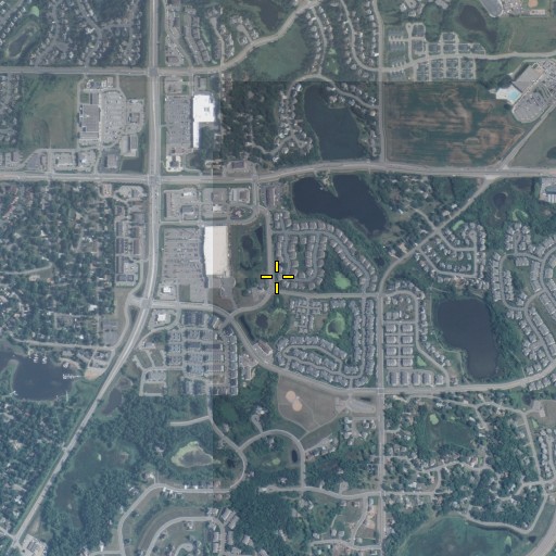 Aerial/Satellite Image of New Spirit United Church of Christ, MN