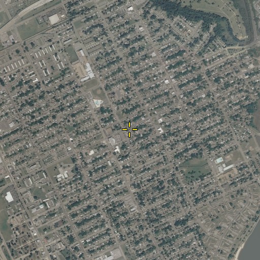 Aerial/Satellite Image of Saint John Church of God in Christ, VA