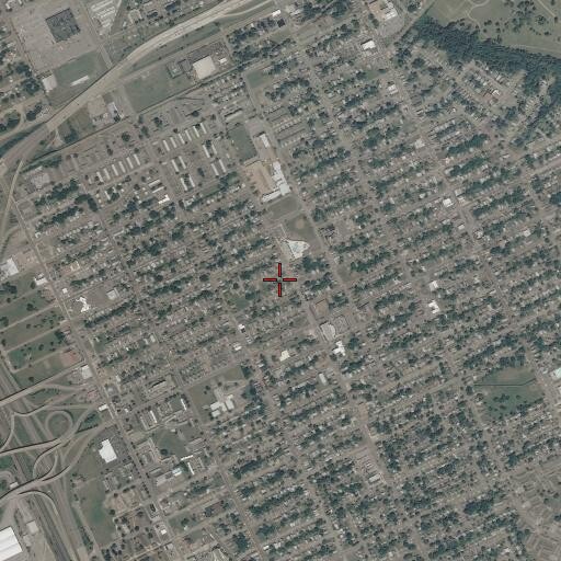 Aerial/Satellite Image of Galilee Baptist Church, VA