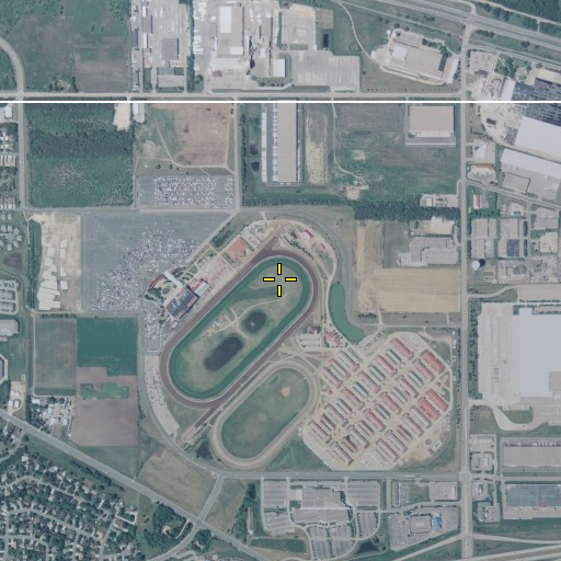 Aerial/Satellite Image of Canterbury Park, MN