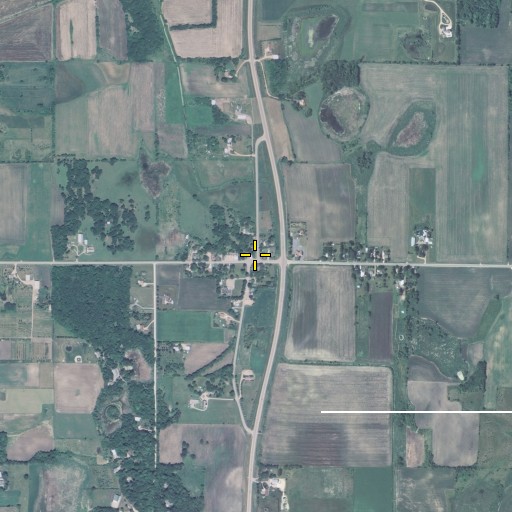 Aerial/Satellite Image of Lydia Post Office (historical), MN