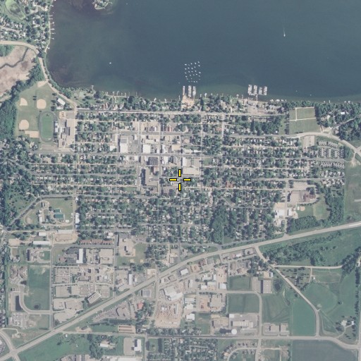 Aerial/Satellite Image of Waconia Moravian Church, MN