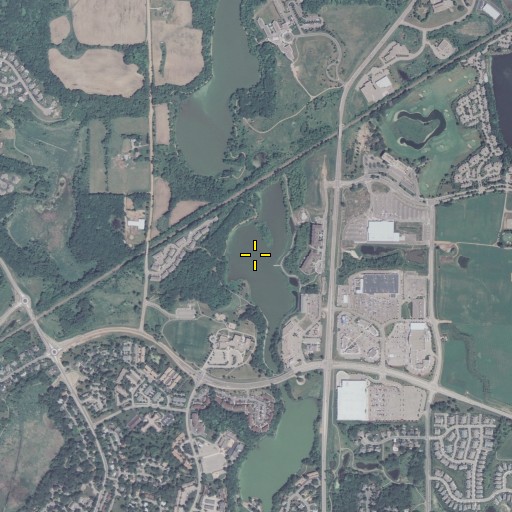 Aerial/Satellite Image of Upper Lake Grace, MN