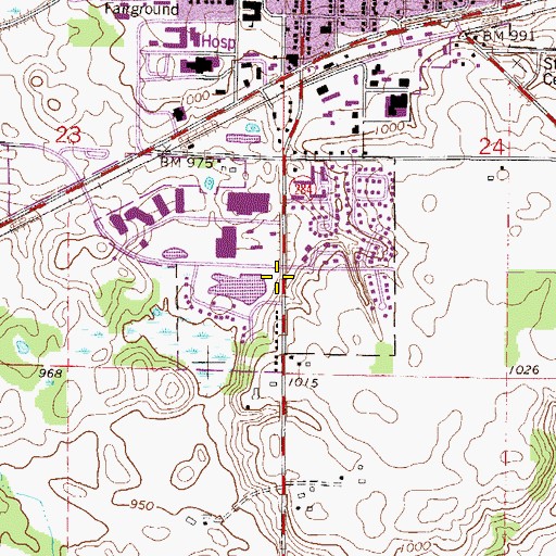 Topographic Map of Wildhurst Park, MN