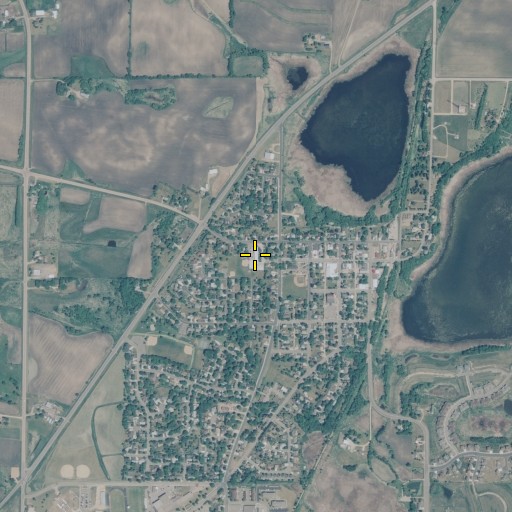 Aerial/Satellite Image of Saint John's Lutheran School, MN