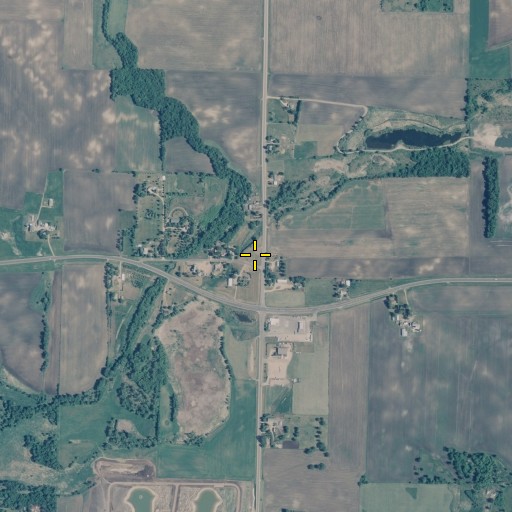 Aerial/Satellite Image of Saint John's Lutheran Church Cemetery, MN